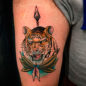 Neotraditional tiger